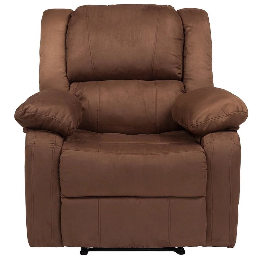 Chocolate Brown Microfiber Recliner V8887