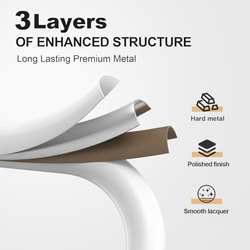 2 Step Folding Step Stool with Cushioned Handle White V193