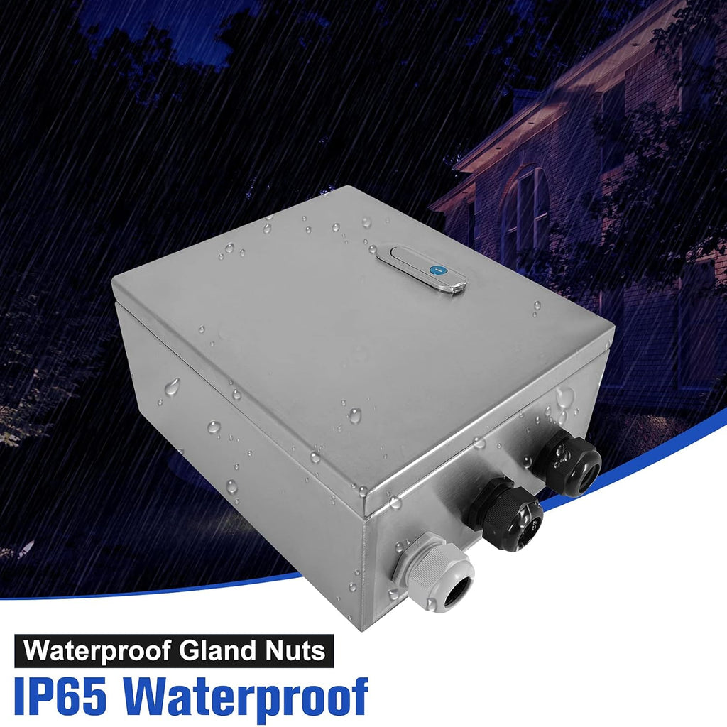 304 Stainless Steel IP65 Waterproof Junction Box with Lock Q488353