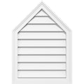 Peaked Top Surface Mount PVC Gable Vent C16965