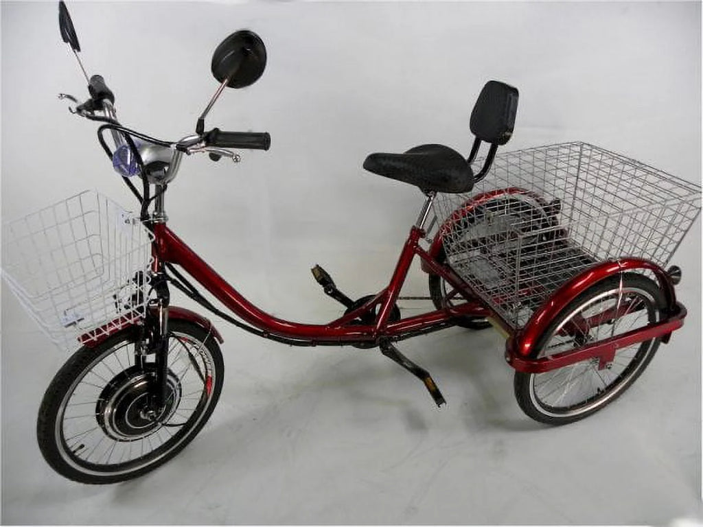 Electric Senior Adult Mobility Trike Tricycle Scooter Three Wheels Bike S48940