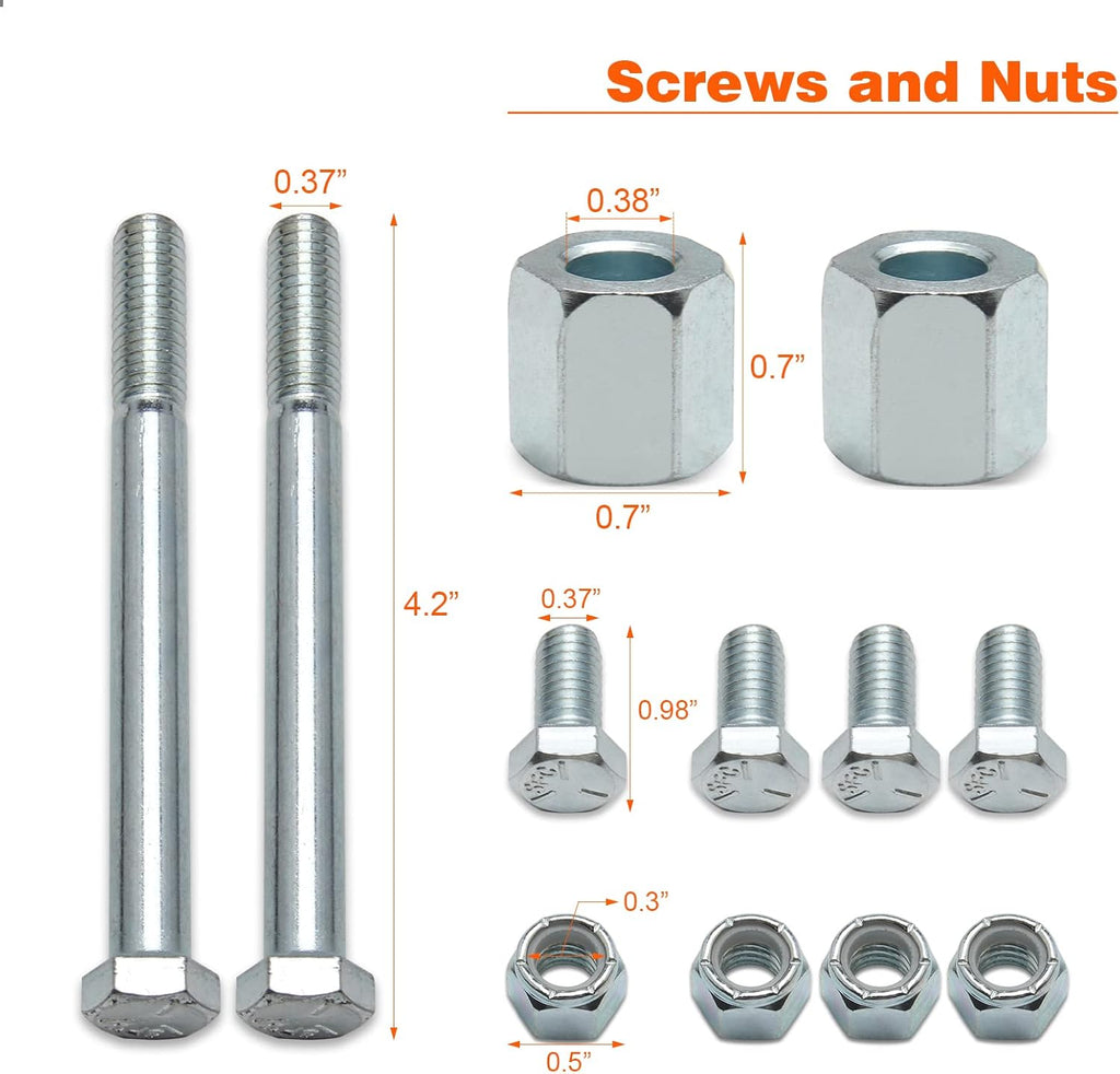 ATV Suspension 4 inch Lift Kit Front & Rear Pack of 2 F299390