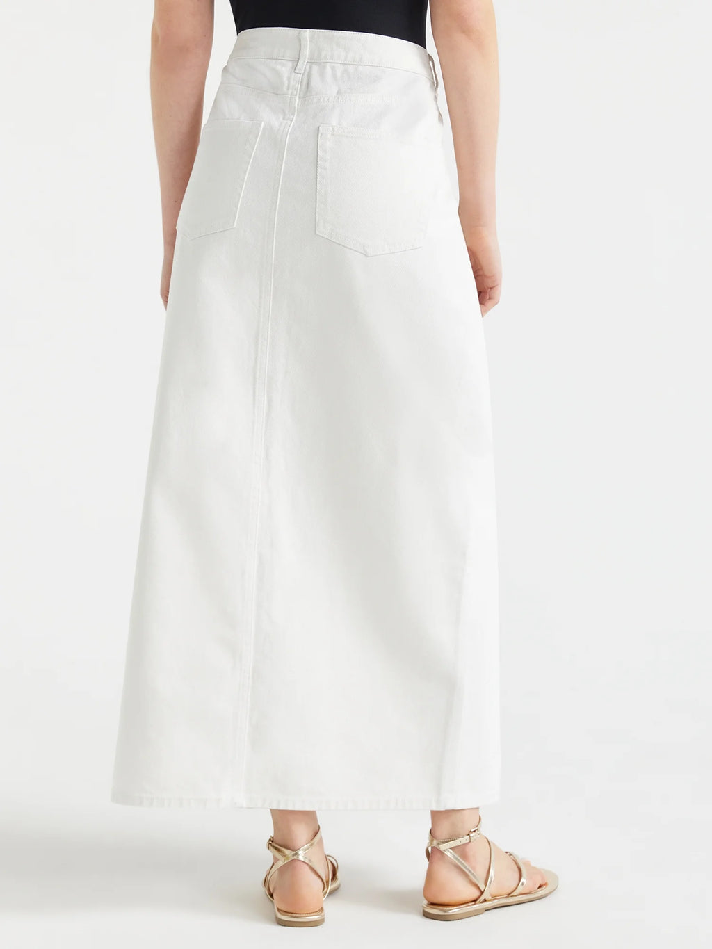 Women's Maxi Jean Skirt Y627