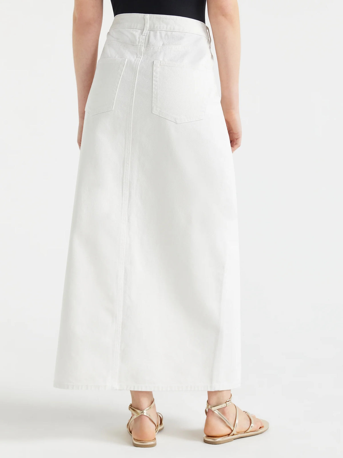 Women's Maxi Jean Skirt Y627