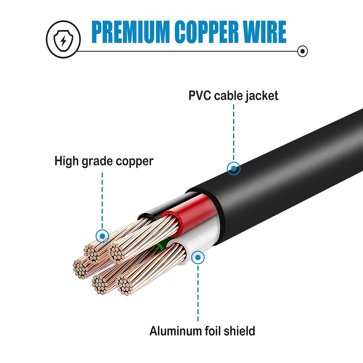 Compatible 4-Pin DIN AC / DC Adapter Power Supply Cord R173840