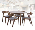 Medium Brown Solid Wood Dining Set of 4 A50476