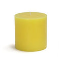 Yellow Unscented Pillar Candle I199003