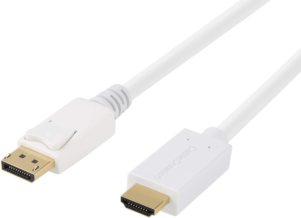 DisplayPort to HDMI Cable 6ft Black Pack of 2 D143