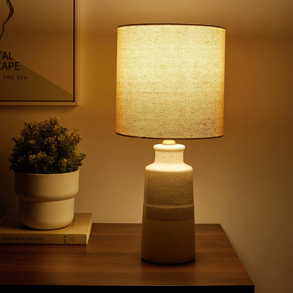 17" Reactive Glaze Ceramic Table Lamp F956701