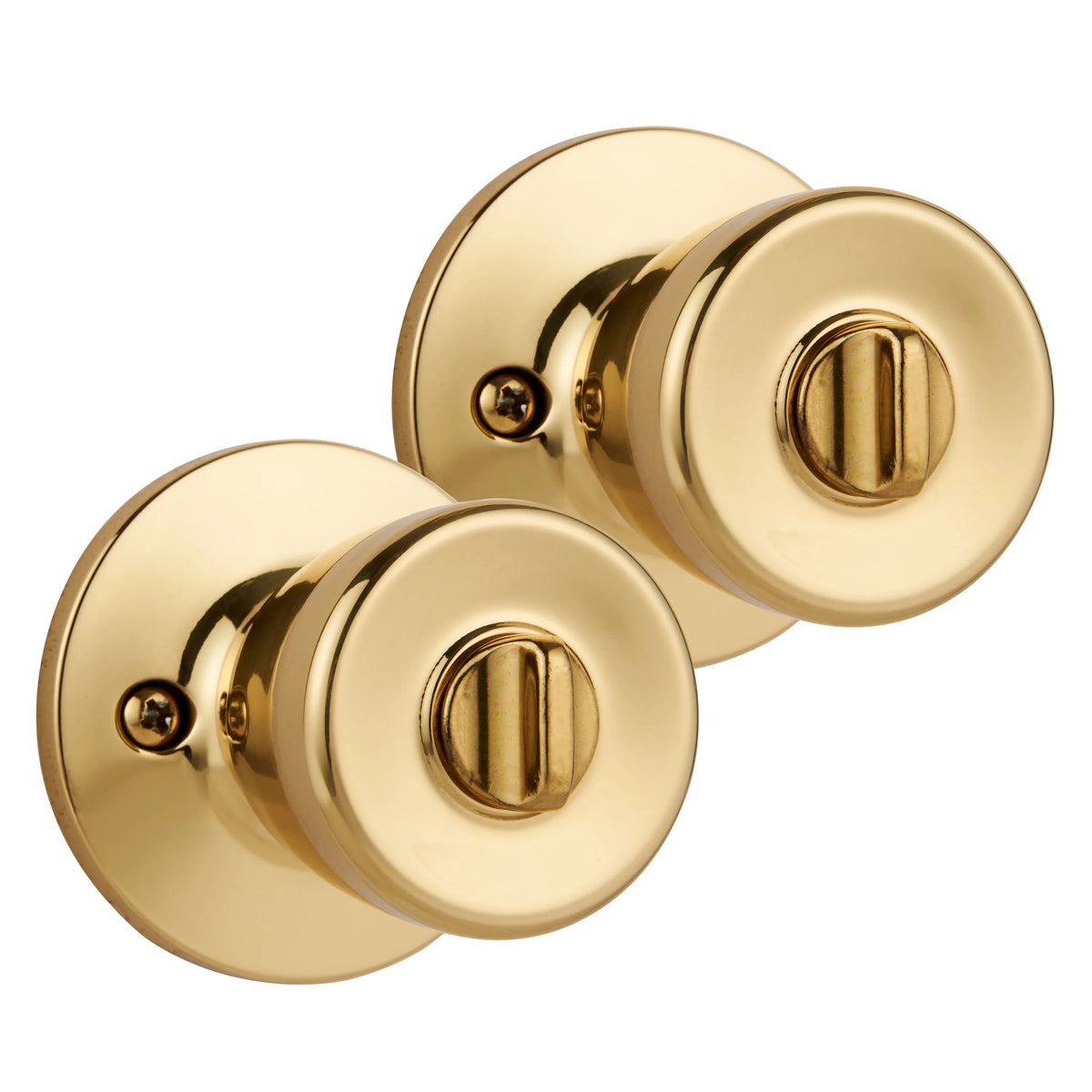 Keyed Entry Stainless Steel Tulip Doorknob Twin Pack Y244641