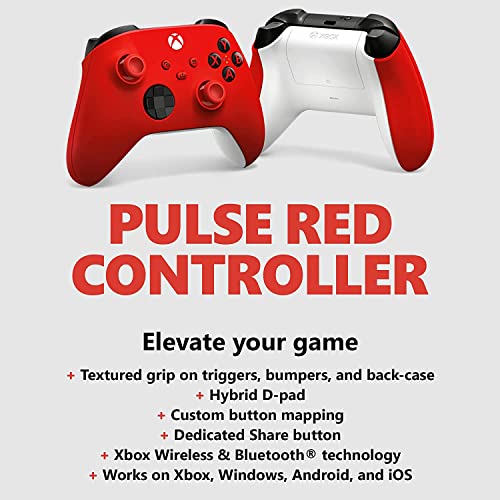Pulse Red Wireless Gaming Controller D79559