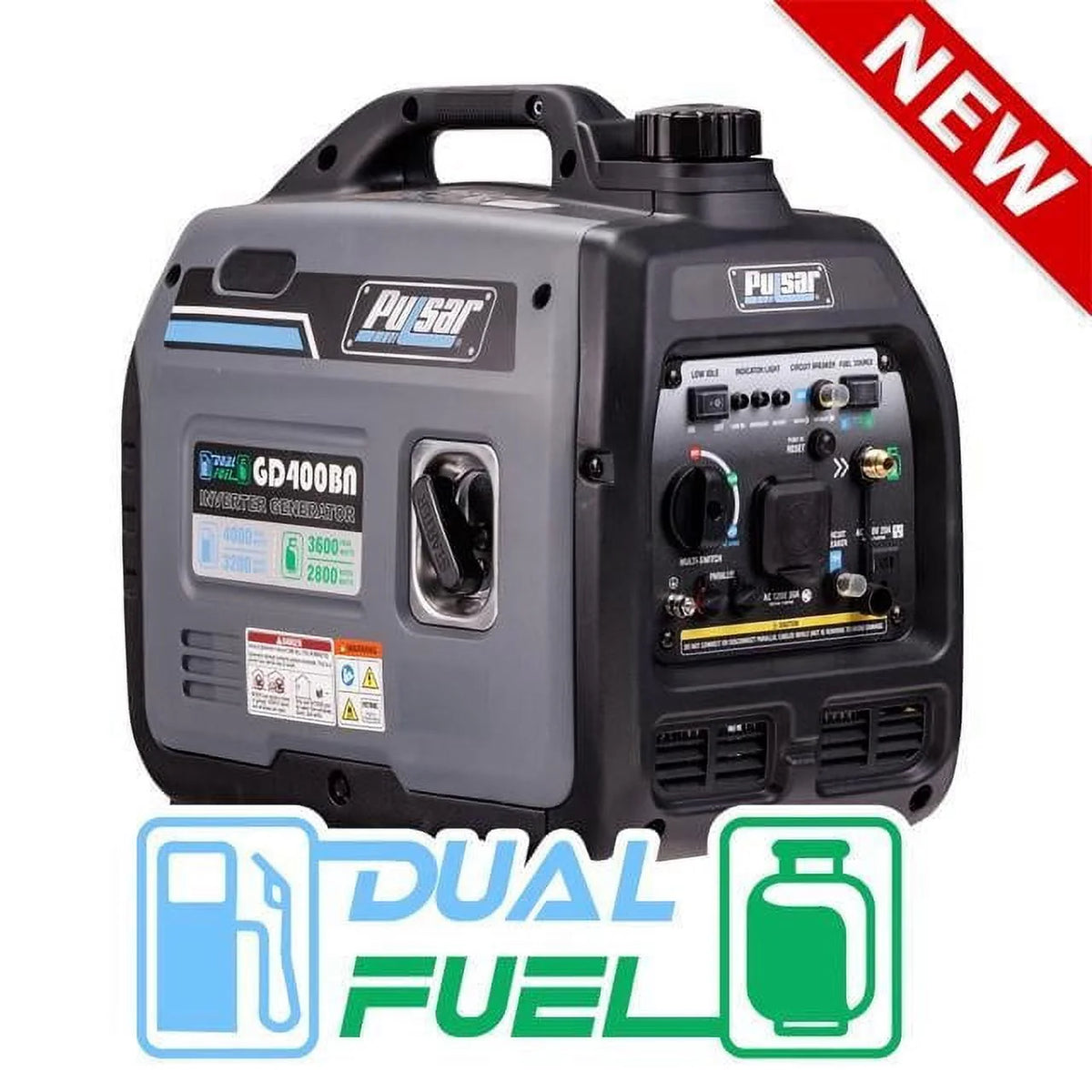 4000W Portable Dual Fuel Generator K73732