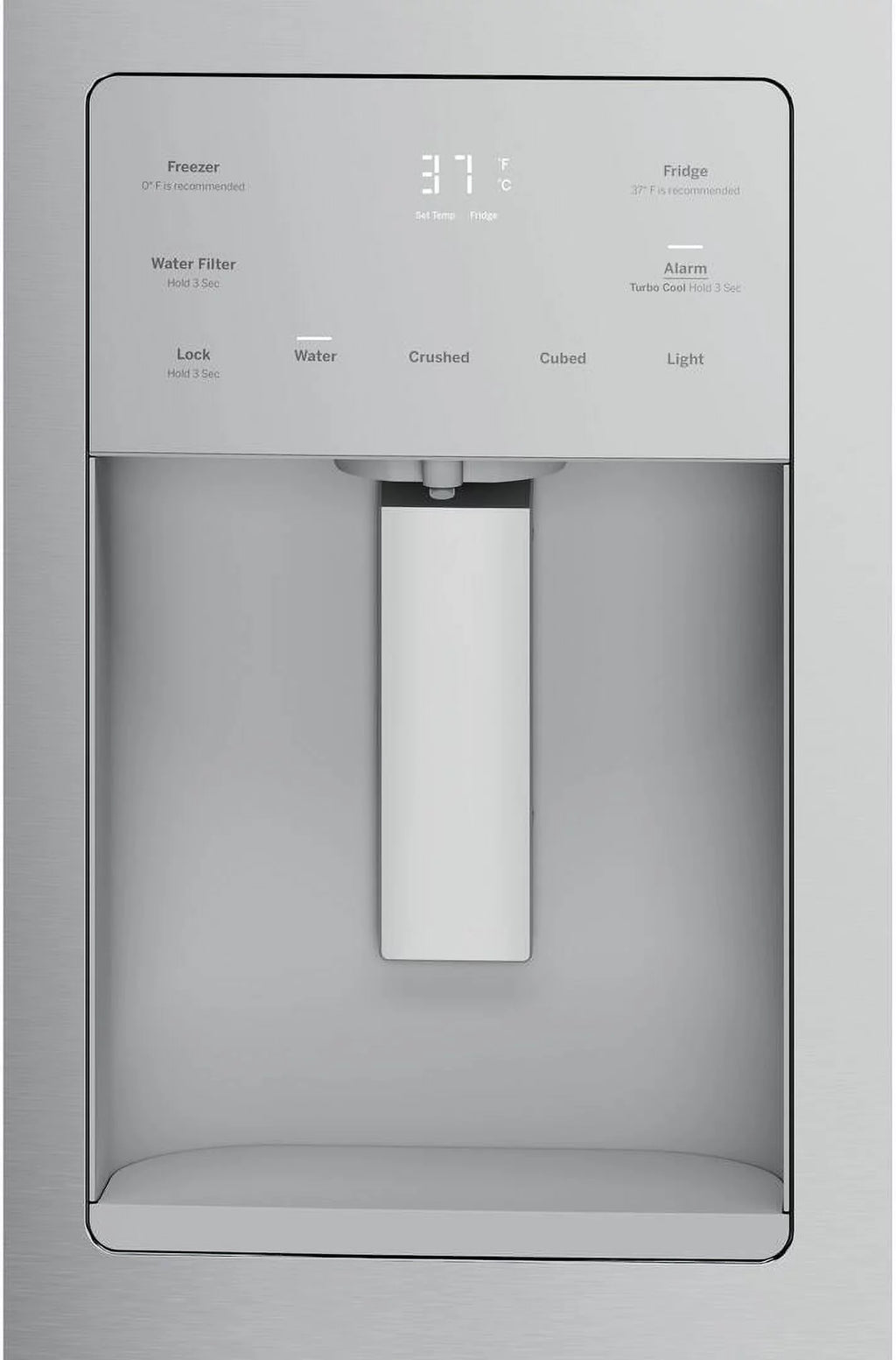 33" Counter Depth Side by Side Refrigerator with 17.5 cu. ft. T4016