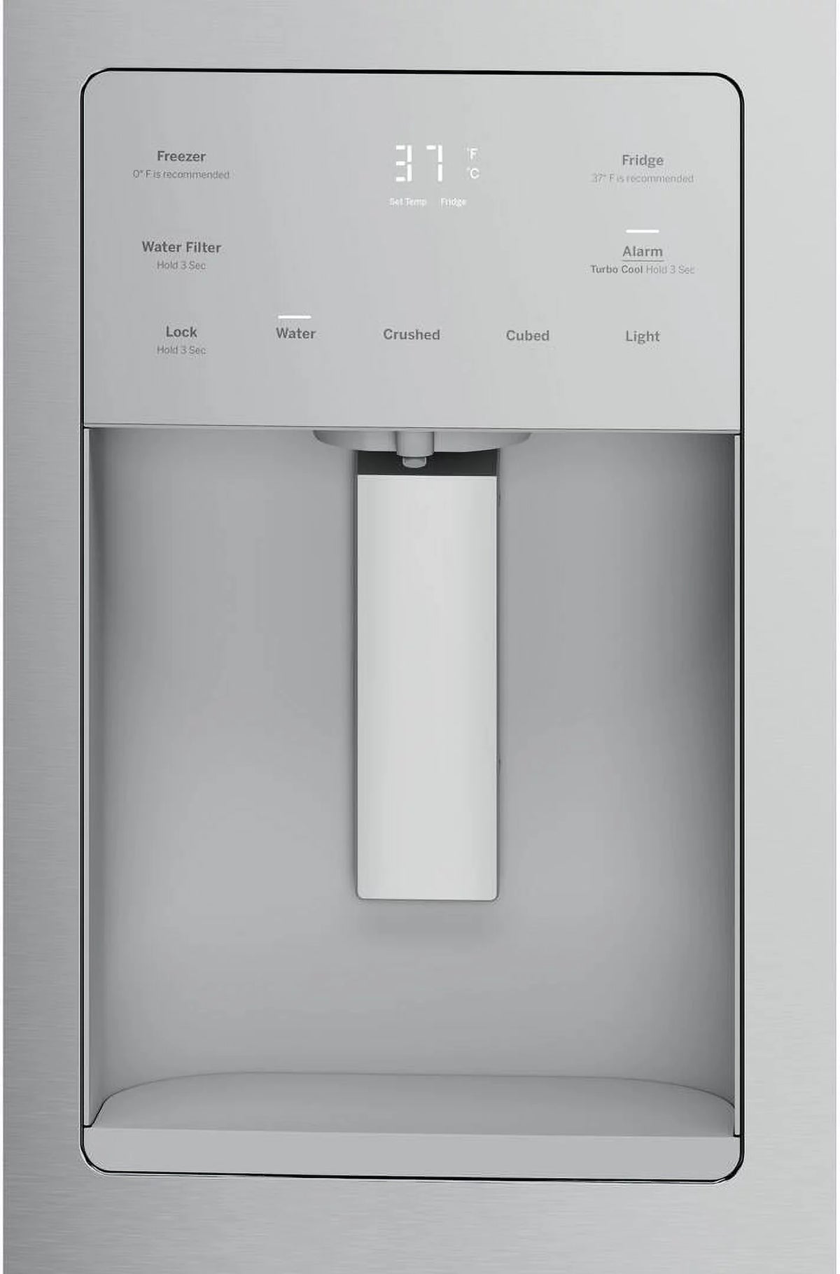 33" Counter Depth Side by Side Refrigerator with 17.5 cu. ft. T4016