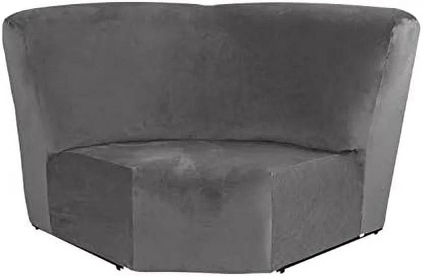 Velvet Stretch Corner Sofa Cover L8918