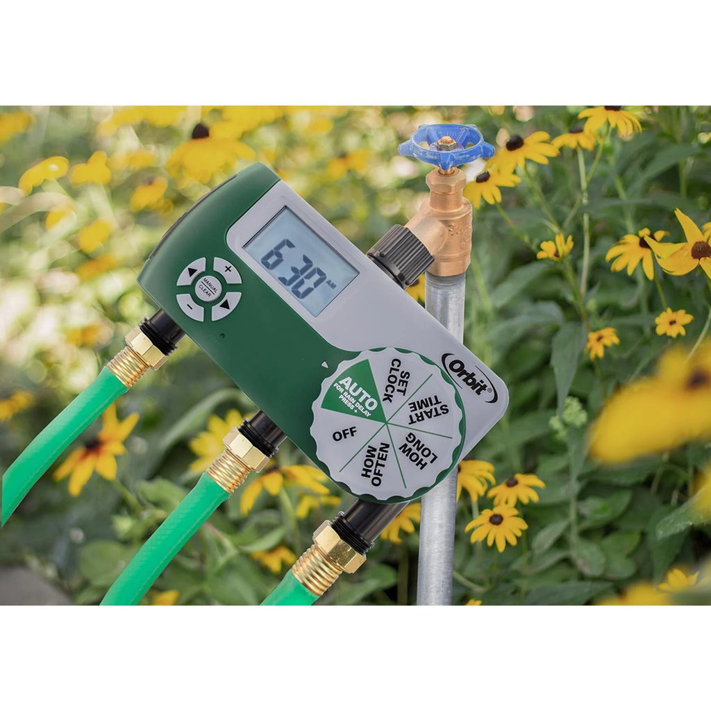 3-Outlet Programmable Hose Faucet Timer G56594