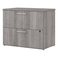 2 Drawer Lateral File Cabinet, 36W, Platinum Gray R67283