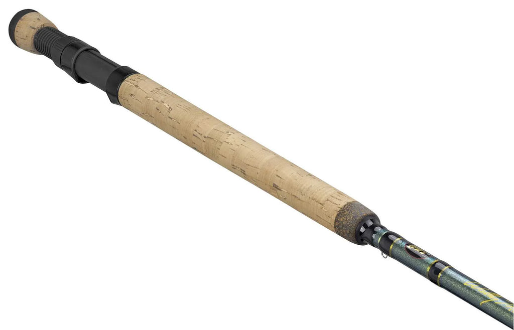 10-Foot 1-Piece Spinning Fishing Rod with Cork Handle D781876