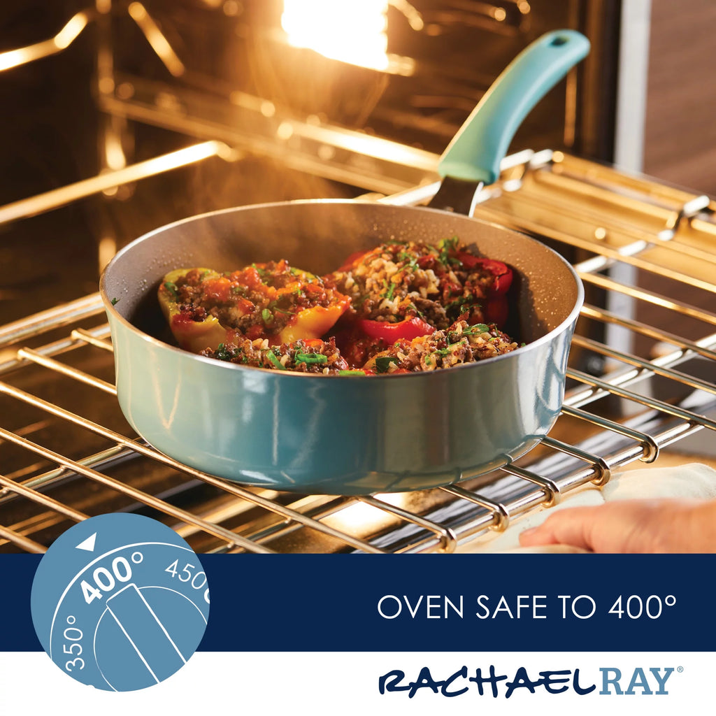 Aluminum Nonstick Saute Pan with Lid, 3 Quart J870392