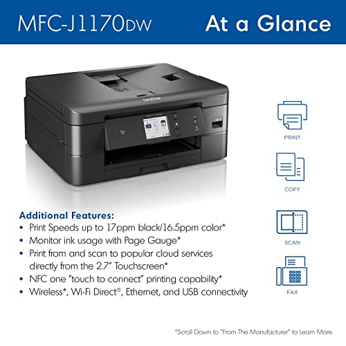 Wireless Color Inkjet All-in-One Printer with Duplex G82367
