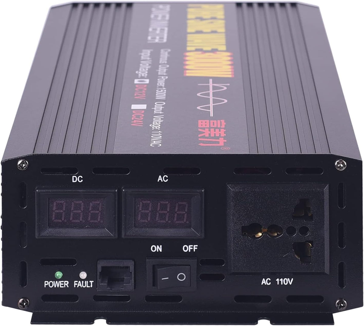 24V to 110V Pure Sine Wave Power Inverter 1500W/3000W Peak S473360