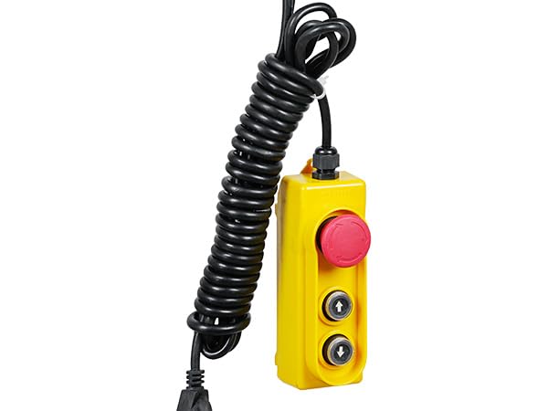 2200 lbs 1600W 110V Electric Steel Wire Winch with Wireless Remote Control 40ft Single Cable Lifting Height T102