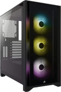 Black Mid-Tower ATX PC Case F412