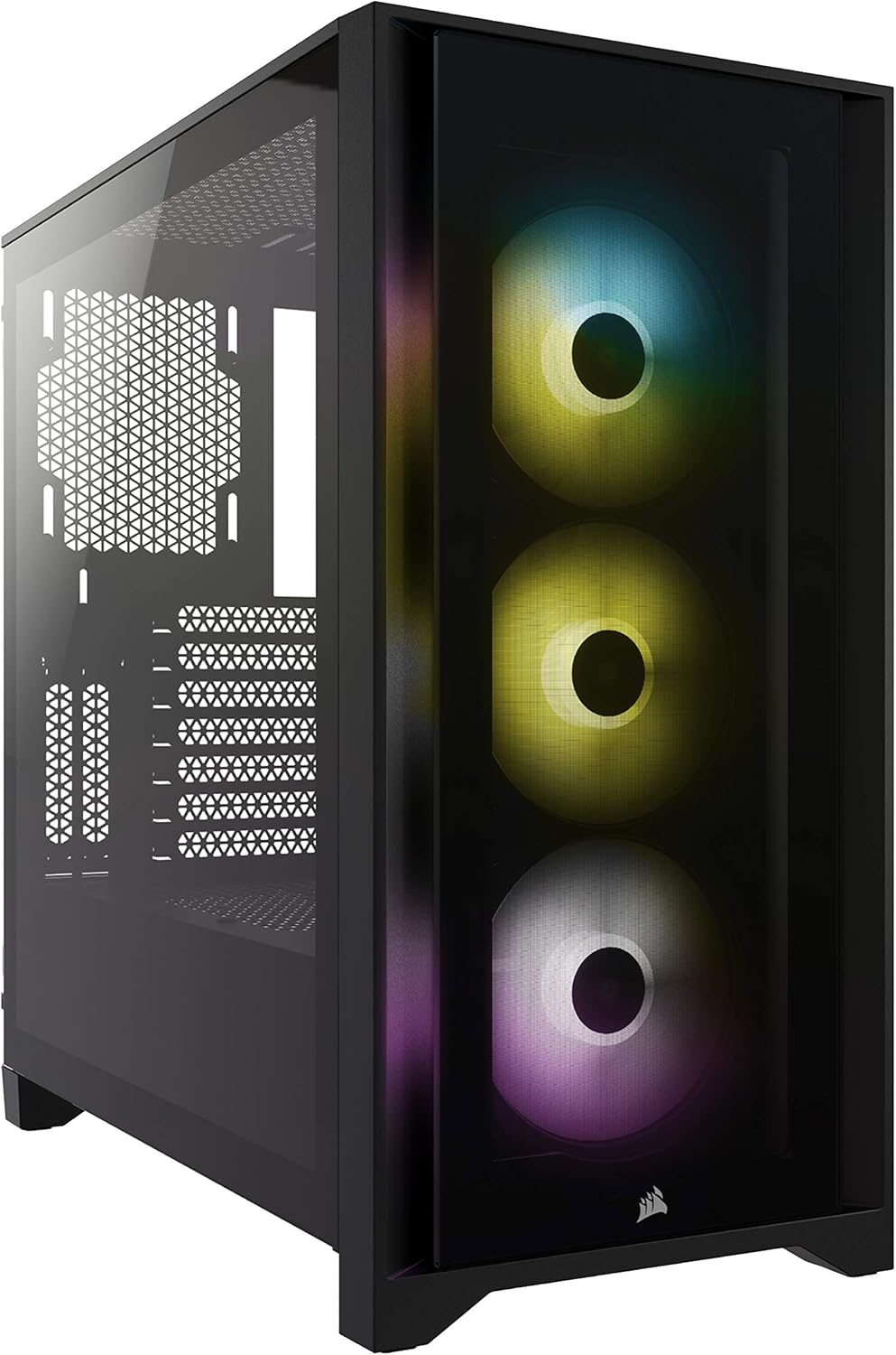 Black Mid-Tower ATX PC Case F412