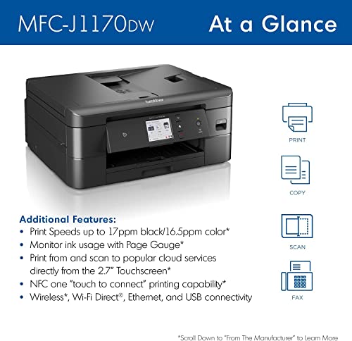 Wireless Color Inkjet All-in-One Printer with Duplex G82367
