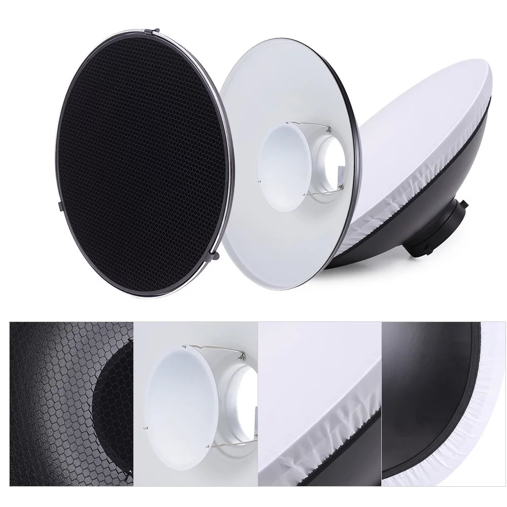 41cm Speedlite Strobe Lighting Diffuser Beauty Dish Lampshade Bowens Mount B41634