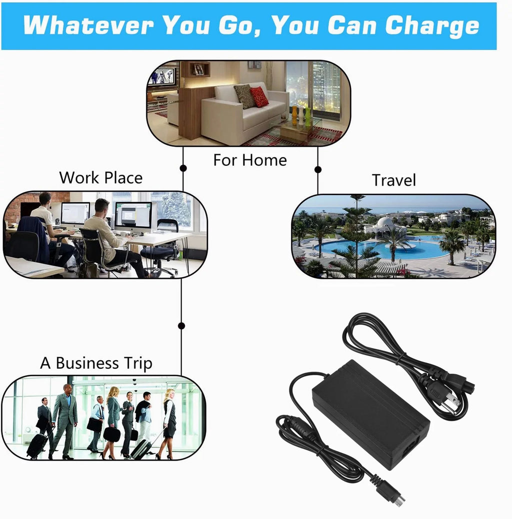 Compatible 4-Pin DIN AC / DC Adapter Power Supply Cord R173840