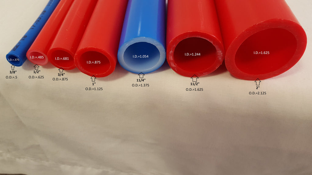 1/2" - 250' coil - RED Certified Non-Barrier PEX Tubing A793947