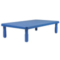 Royal Blue Rectangle Table with 12x22 Legs U1078