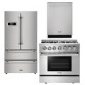 36 Dual Fuel Range, Dishwasher, Refrigerator T69589