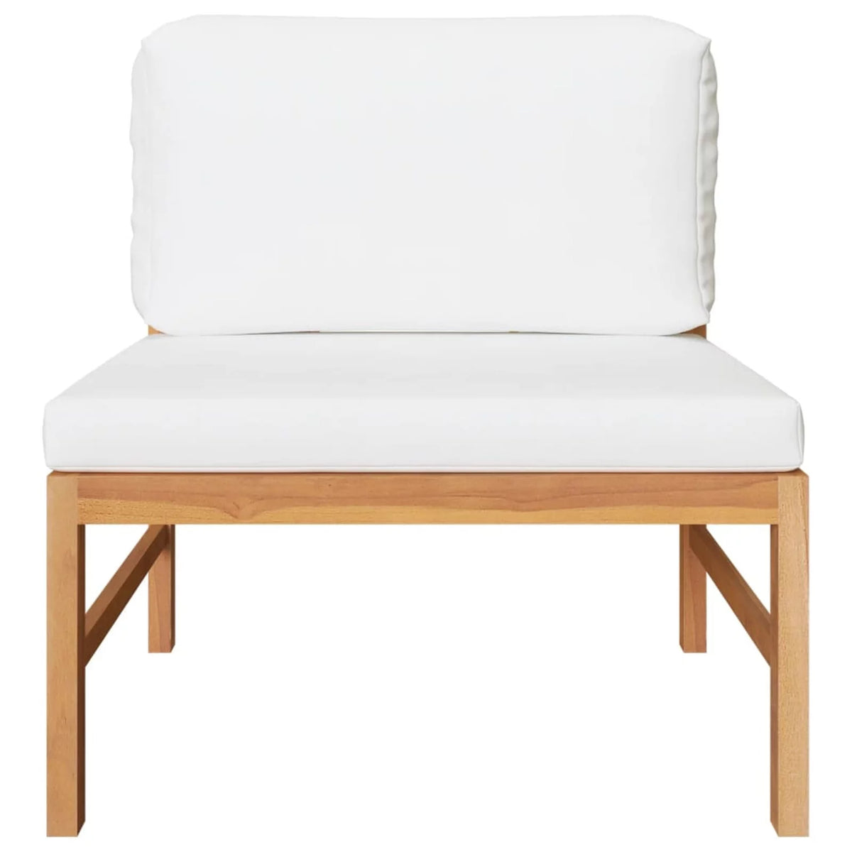 3 Piece Patio Set with Cushions Teak Wood D31315