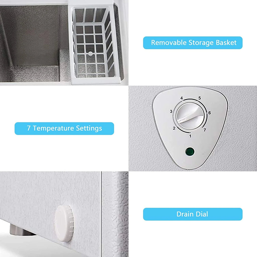 5.0 Cu Ft White Chest Freezer I215095