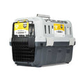 Grey 2-Door Pet Kennel R607