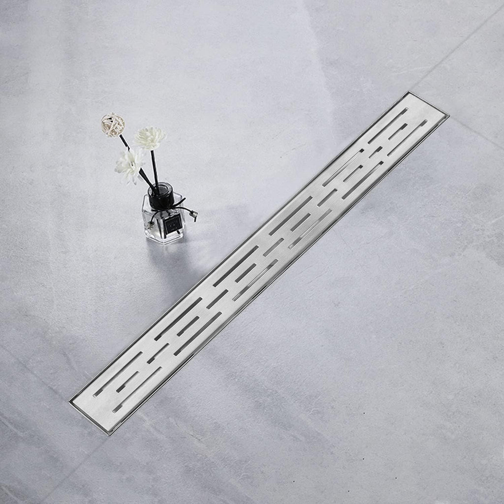 24 inch Linear Shower Drain Brushed 304 Stainless Steel G721