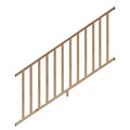 6 ft. Cedar Routed Stair Rail Kit with Balusters H581
