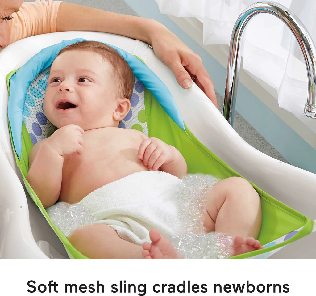 4-in-1 Baby Bath with 2 Toys, Green W795