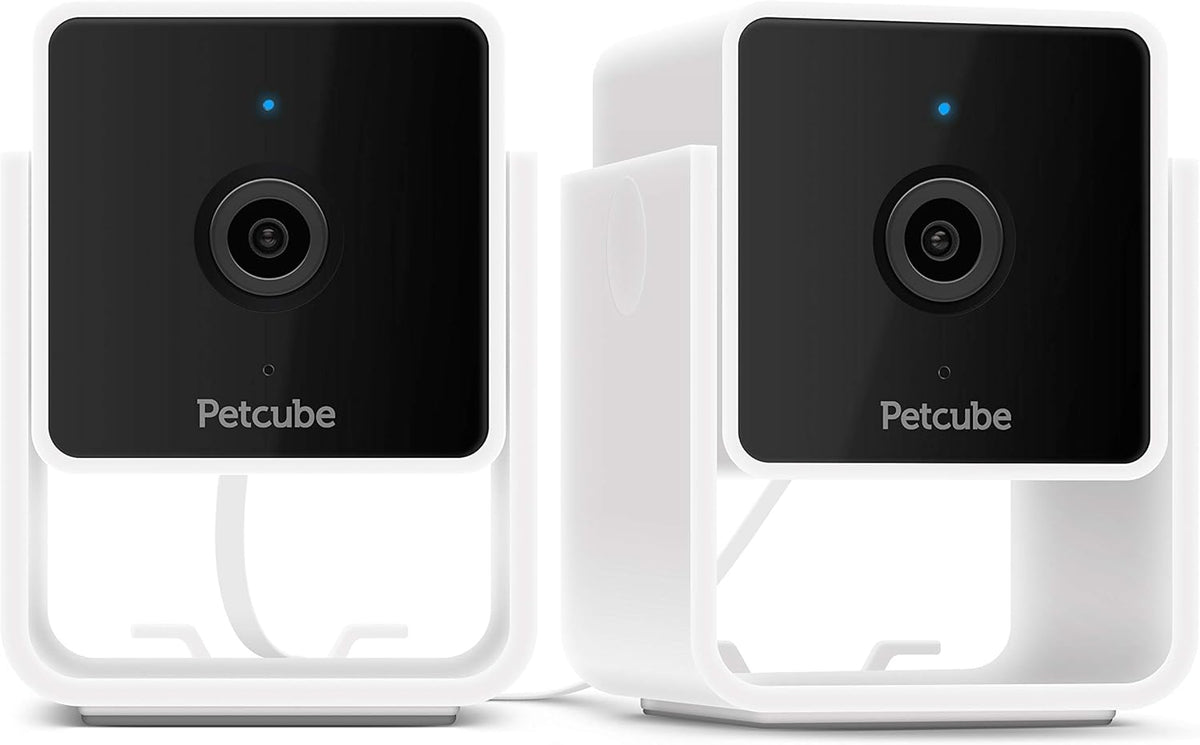 2 Pack Pet Monitoring Camera with Night Vision and Two-Way Audio Y22757