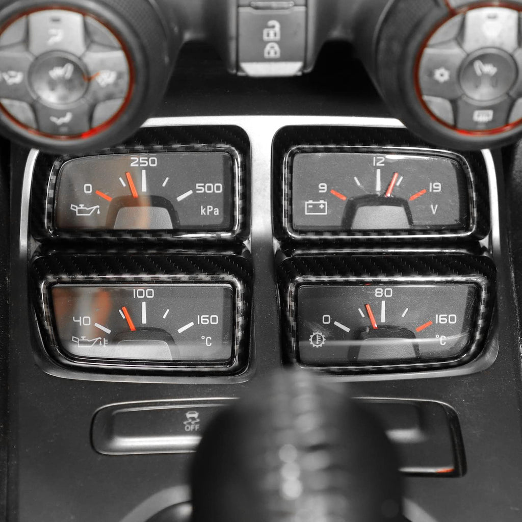 Carbon Fiber Center Console Dashboard Frame Bezel 4PCs M839577