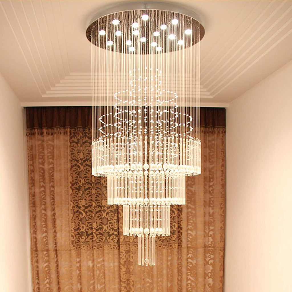 Large Crystal Chandelier Ceiling Light Fixture C1909