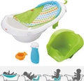 4-in-1 Baby Bath with 2 Toys, Green W795