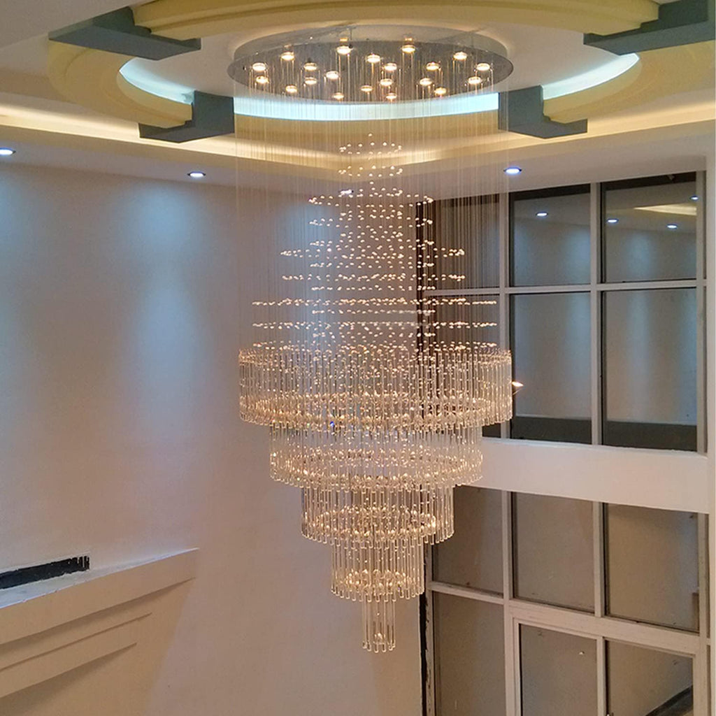 Large Crystal Chandelier Ceiling Light Fixture C1909