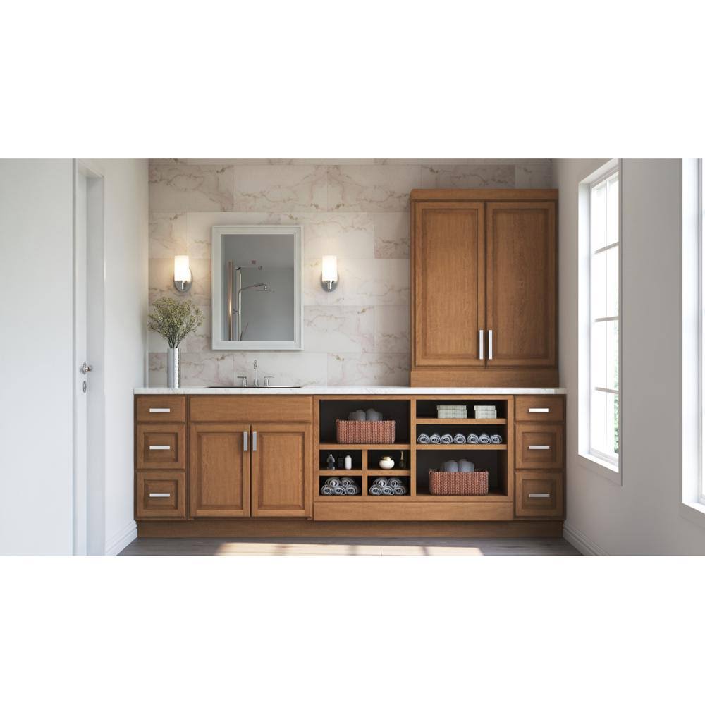 Medium Oak Sink Base Kitchen Cabinet Q910909