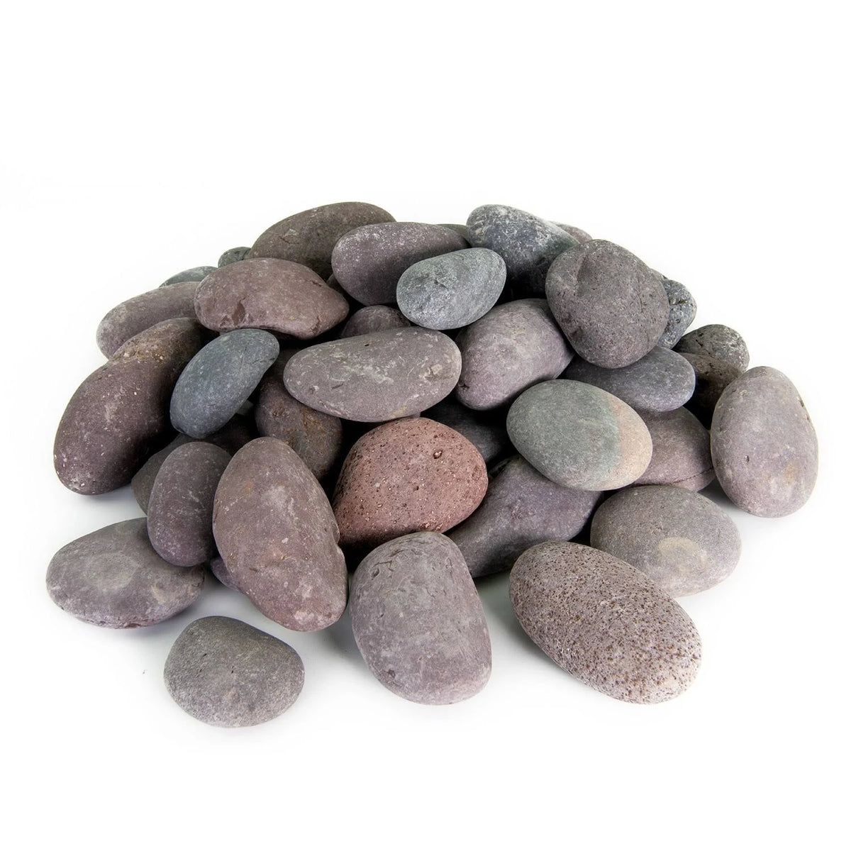 Mexican Beach Pebbles 40 lbs Smooth Round Stones I90210