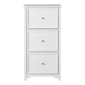 White 3 Drawer File Cabinet J67017