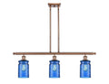 Antique Copper 3 Light Island Light V956