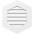 Vertical Peaked Surface Mount PVC Gable Vent X31166